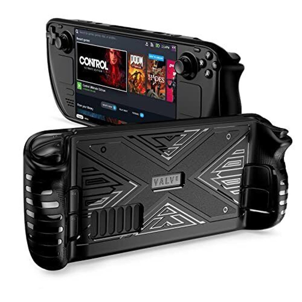 SENQAO Case for Steam Deck, TPU Protective Cover Case Compatible with Steam Dec